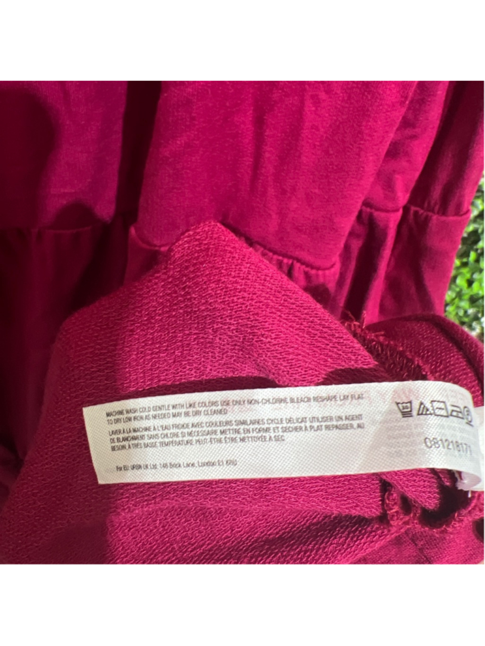Anthropologie Saturday Sunday Shanna Fuchsia Tiered Sleeveless Jersey Dress XS - Picture 7 of 9